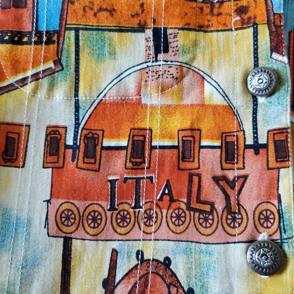 Mirror Imaged Venice Italy Art  Post Card Print Jacket - Picture 5 of 15